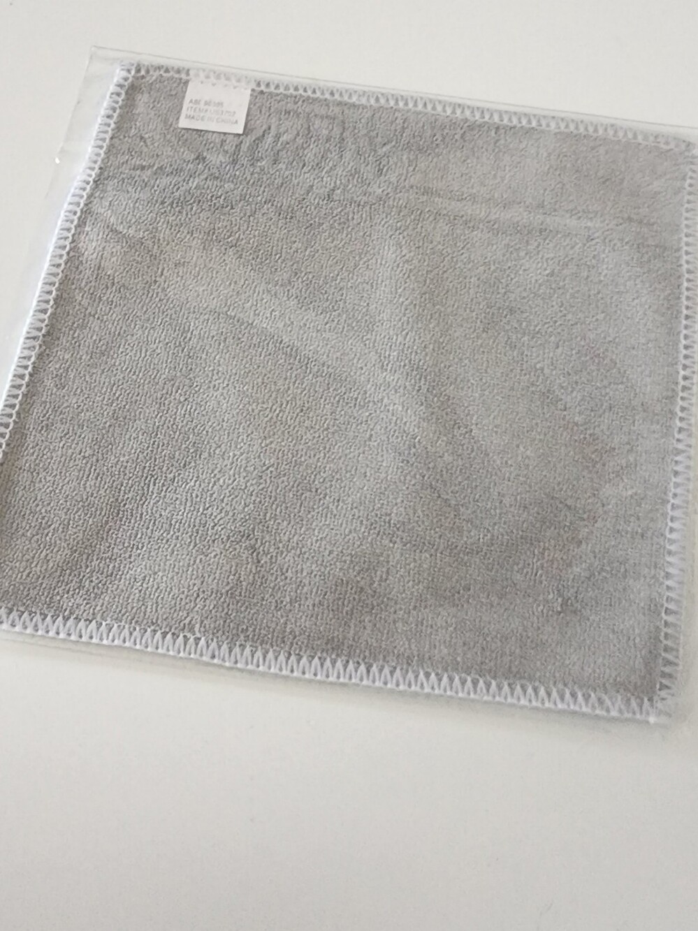 Microfiber cleaning cloth 5 X 5 New Gray And Blue